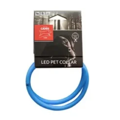 Active Canis, LED Halsband USB, Blå