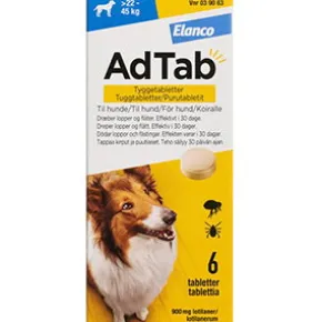 AdTab för hund >22-45 kg, 6 st
