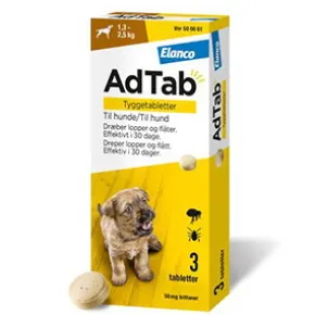 AdTab för hund >1.3-2.5kg, 3 st