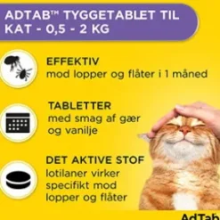 AdTab för katt, 0.5-2 kg, 3 st