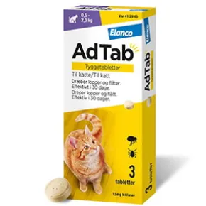 AdTab för katt, 0.5-2 kg, 3 st