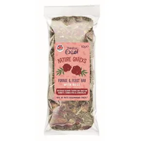 Burgess Excel Forage & Feast Hay Bar med Rose, 60g