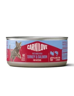 Carnilove Kitten Våtfoder, Lax & Kalkon, 100g
