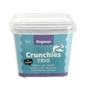 Dogman Crunchies Fisk trio, 75g