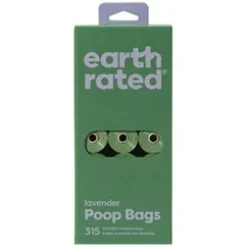 Earth Rated Hundbajspåsar, Lavendel, 315 st