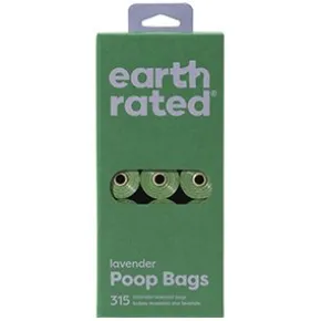 Earth Rated Hundbajspåsar, Lavendel, 315 st
