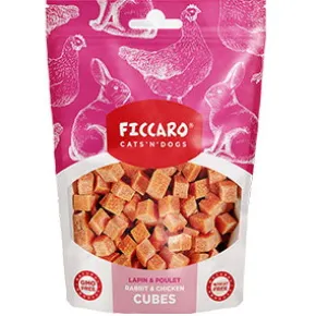 Ficcaro Rabbit & Chicken Cubes, 100g
