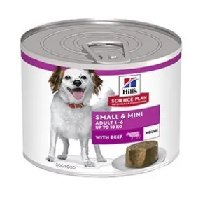 Hills SP Small & Mini Dog, Beef, 200g Mousse