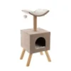 Klösträd med koja, Beige, 77 x 35 x 30 cm