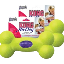 Kong AirDog Squeaker Bone tennisboll