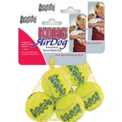 KONG AirDog Squeaker tennisbollar 3 st. S