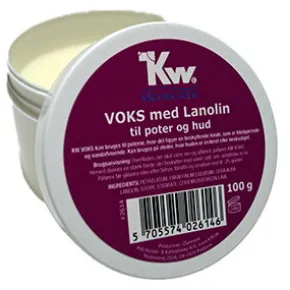 KW Vax med Lanolin till tassar och hud, 100g