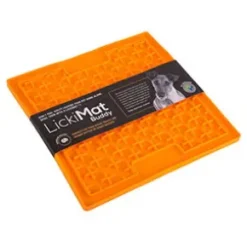 LickiMat Buddy - Slickmatta Hund, Orange