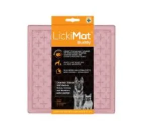 LickiMat Slomo - Slickmatta Hund, Guava, 20 cm