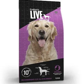 Probiotic LIVE Senior Dog - Kyckling & Ris