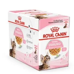 Royal Canin Kitten Sterilised Jelly Våtfoder, 12x85g
