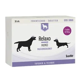 Scanvet Relaxo, Hund, Tabletter, 30 st