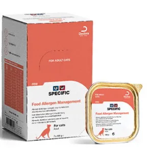 Specific FDW Food Allergy Management, Katt, 7x100g Våtfoder