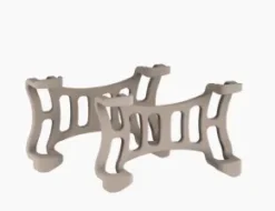 Tractive Hund 6, Rubber Clips, Brown, 2 st