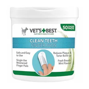 Vets Best Clean fingertuta för tandvård, 50 st