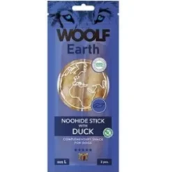 Woolf Earth Noohide Sticks, Duck, Large, 2 st