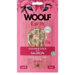 Woolf Earth Noohide Sticks, Salmon Small 10 st